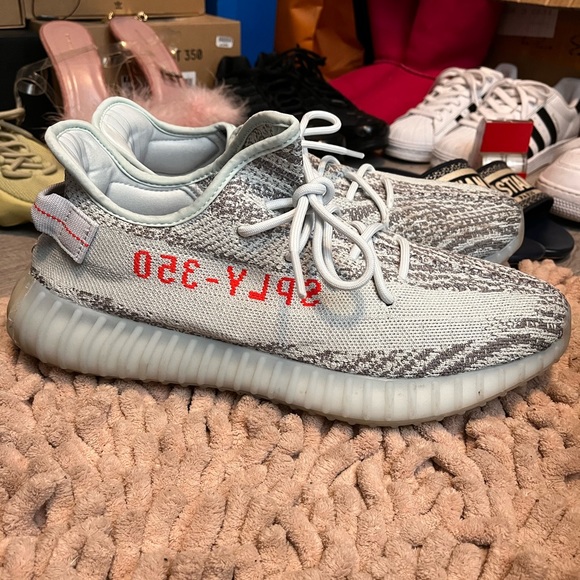 YEEZY BOOST 350 V2 Blue Tints Size 12 - Picture 4 of 5